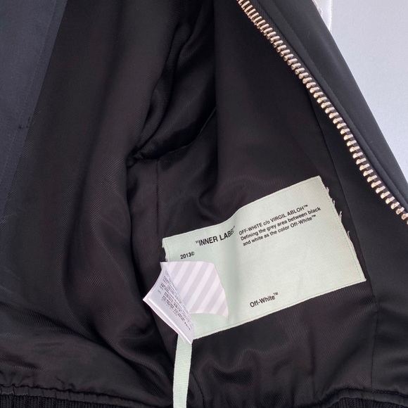 OFF WHITE souvenir embroidered satin bomber jacket - Picture 3 of 4